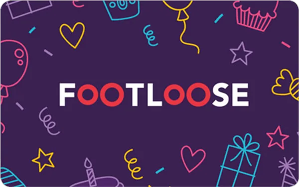 Footloose digital gift card